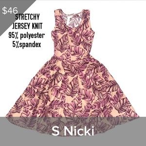 BNWT Small Nicki Lularoe Tank Dress Pink